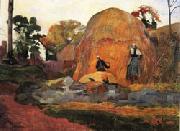 Paul Gauguin Yellow  Hay Ricks(Blond Harvest) oil painting reproduction